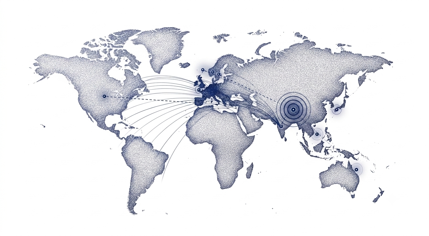 Global footprint map